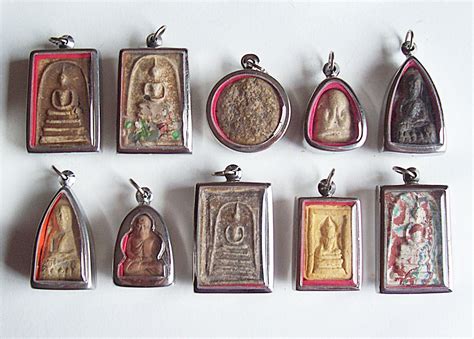 Malaysian Thai Religious Amulet Necklaces as Souvenirs and Collectibles